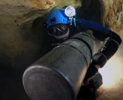 sidemount cave diving training