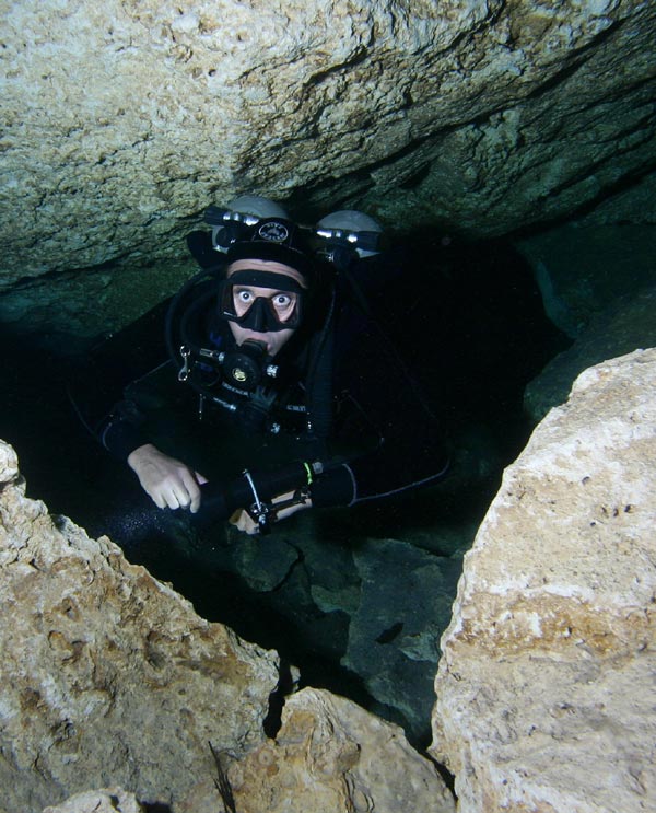 underwater cave instructor alessandro reato